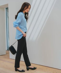 Tiaclasse 【安田美沙子さん着用・新色追加・日本製】すふれ起毛ストレートパンツ