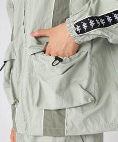 OP／FILA 【Kappa】オーバーシルエット バンダナイロントラックジャケット