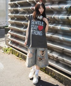 WEGO 【ユニセックス着用ITEM/MLサイズ展開】グラフィックBIGノースリーブ