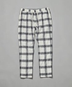 JOSEPH ABBOUD MOUNTAIN 【SPACE／UNISEX】フランネルジャージーブロック パンツ
