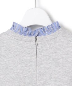 23区 【WEB＆一部店舗限定】クリアコットンテリー ストライプフリル スウェット