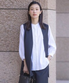 J.PRESS LADIES 【セットアップ対応・洗える・UVケア・速乾】 OXIJEWELストレッチ ジレ