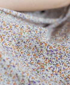 Tiaclasse 【洗える】異素材を組み合わせたカットソードッキングワンピース