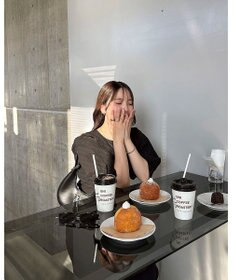 Green Parks AnriettMusee バックカットワークワンピース