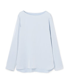 UNFILO サテン レイヤードブラウス