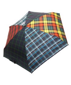 +RING プラスリング UNISEX 晴雨兼用 折傘 CHK T1397 sunshield