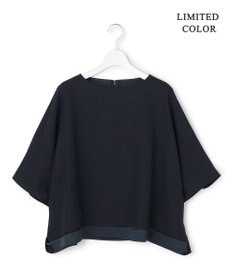 ICB L 【先行予約・WEB限定カラーあり】 FluidBackSatin クロップドブラウス