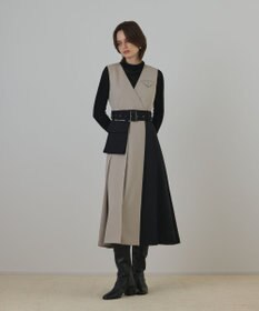 GRACE CONTINENTAL プリーツジャンパースカート