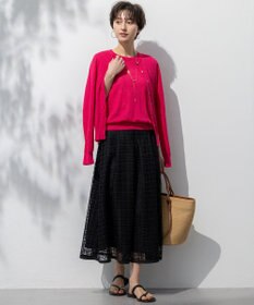 23区 【Oggi6月号掲載】ピュアリネンハイゲージ カーディガン