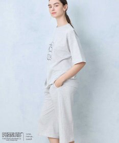 une nana cool 【綿混】やわらか天竺パジャマ PEANUTS × une nana cool