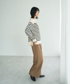 YECCA VECCA 釦デザイン配色ニット