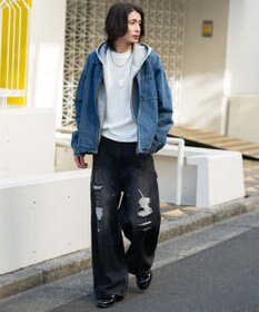 WEGO デニムシャツジャケット