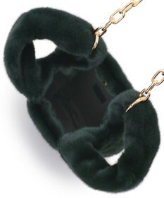 23区 フェイクファー チェーン バッグ