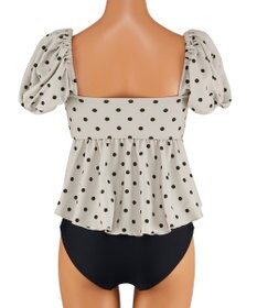 San-ai Resort（三愛水着楽園） パフスリーブノンワイヤービキニ　9M　【San-ai Resort（サンアイリゾート）】