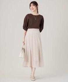 ANY SIS シルケットスムースツイストスリーブ カットソー