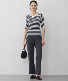 ICB ナイロンストレッチポンチ セミワイドパンツ