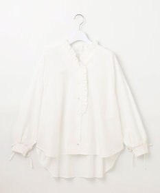 Feroux 【洗える】フリルシャツ ブラウス