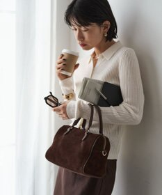 russet スエード2WAYミニボストンバッグ(CE-1570-WEB)