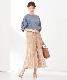 ANY SIS 【接触冷感】360°好印象タックスリーブ カットソー