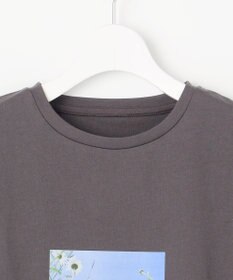 Feroux フラワーフォトプリント Tシャツ