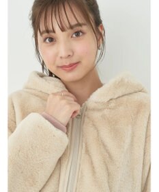 earth music&ecology マルチウェイマウンテンパーカー（ファー）