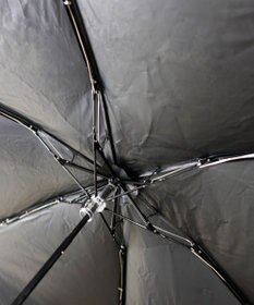 +RING レディース向け プラスリング 晴雨兼用折傘 PAPER-BLK T1404 sunshield