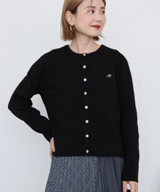 AMERICAN HOLIC ワンポイントロゴクルーカーディガン