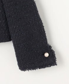 組曲 【KUMIKYOKU NAVY】ファンシーツイード 2WAYジャケット