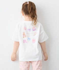 ANY KIDS 【綿100%】バックプリント オーバーサイズTシャツ