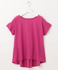 自由区 【WEB限定】【UVケア・吸汗速乾・洗える・XSサイズあり】ファンクショナルツイストジャージー カットソー