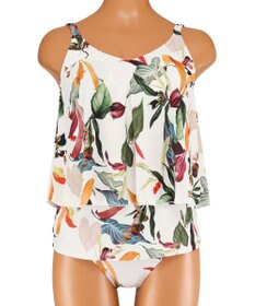 San-ai Resort（三愛水着楽園） ロングパンツセット　13L・15L　【Coral veil（コーラルヴェール）】