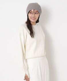 MOONBAT 【WEB限定】FURLA(フルラ)アーチロゴ付き ニット帽 帽子 UVカット 手洗いOK