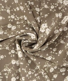 Tiaclasse 【洗える】ギャザースリーブ花柄ワンピース