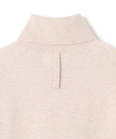 BEIGE， 【WEB限定・洗える】DEMING / バイカラーウールタートルネックニット