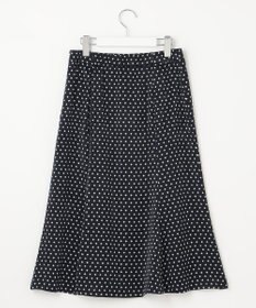 J.PRESS LADIES 【洗える】ジオメトリック マーメイド スカート