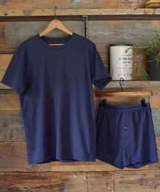 WACOAL MEN インナー　3分袖　綿100％　吸汗速乾　抗菌防臭　クルーネック　アウターとしても着用可能　/ブロス　GL5300