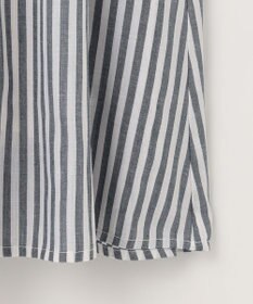 ANY L 【ウエストゴム/ポケット付】シャンブレーライク フレアスカート