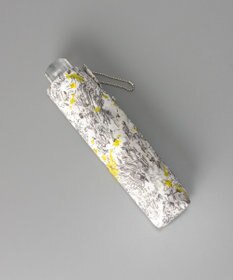 AURORA JILL STUART ジル スチュアート アブストラクトフラワー柄 雨傘（クイックオープン折り畳みミニ傘）