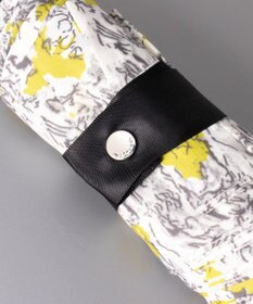 AURORA JILL STUART ジル スチュアート アブストラクトフラワー柄 雨傘（クイックオープン折り畳みミニ傘）