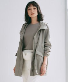 ICB L 【撥水加工】メモリーストレッチタフタ マウンテンパーカー