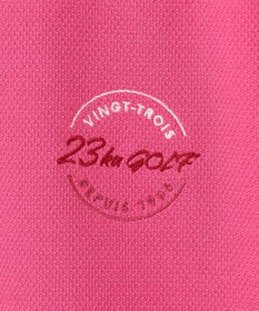 23区GOLF 【WOMEN】【UVケア・吸水速乾】ハニカムカノコ 半袖ポロシャツ