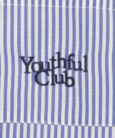 WEGO 【冷房対策】刺繍ストライプBIGシャツ