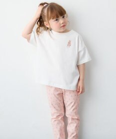 ANY KIDS 【綿100%】バックプリント オーバーサイズTシャツ