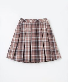 ANY KIDS チェック プリーツ スカパン