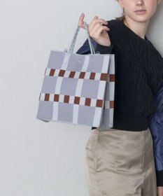 TRICOTE TILE PATTERN PAPER BAG／タイル柄ペーパーバッグ