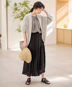 ANY 【洗濯機可/UVケア】ドルマンスリーブカーディガン