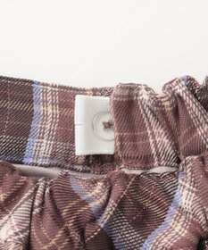 ANY KIDS チェック プリーツ スカパン