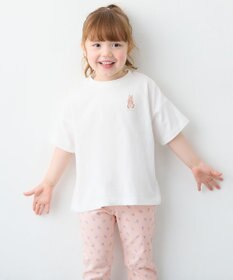 ANY KIDS 【綿100%】バックプリント オーバーサイズTシャツ