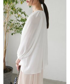 Green Parks AnriettMusee ボリュームシアーブラウス