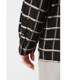 DAKS ウィンドウペーンチェックシャツ